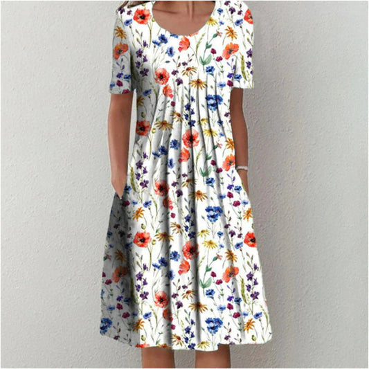 CALISTINA | ELEGANT TUMMY COVERAGE DRESS