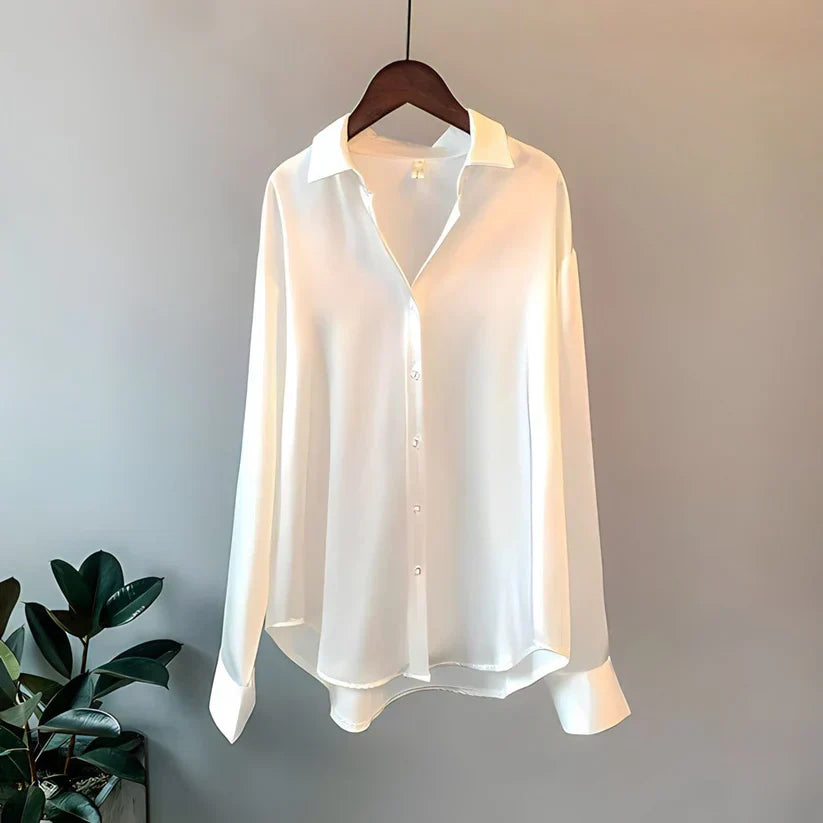 TALIA  | SILK BLEND BLOUSE