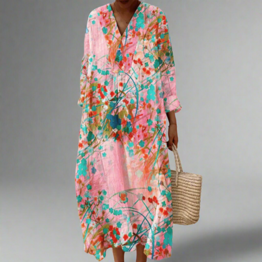 Floral Maxi Dress - Effortless Style for Summer Days and Special Occasions