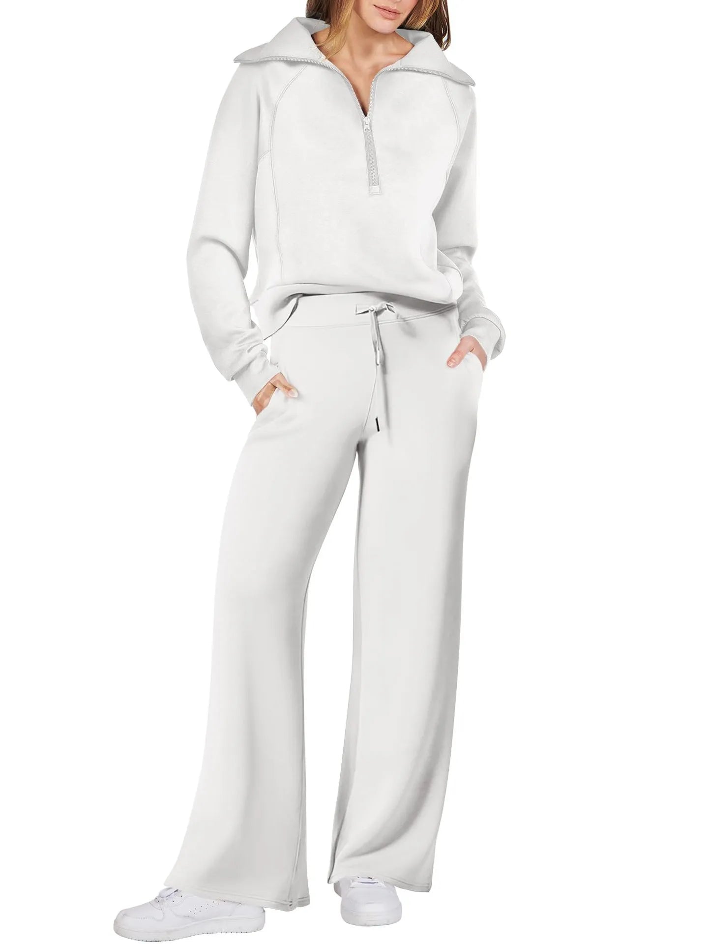 LIORA – ZIP-COLLAR LOUNGE SET