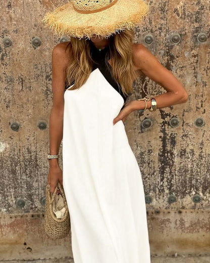 LYVÉ | CROSS NECK DRESS
