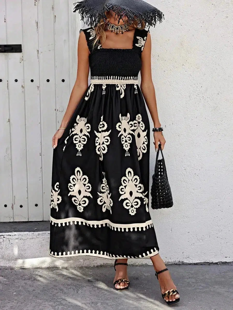 LUCIENNE | CHIC MIDI DRESS