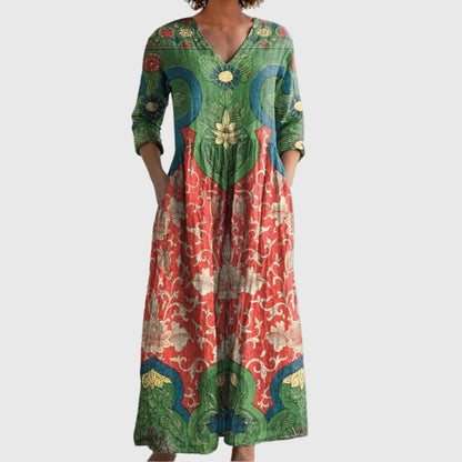 MARIBEL | VINTAGE FLORAL DRESS