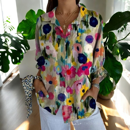 ISALYN | STYLISH FLORAL BLOUSE