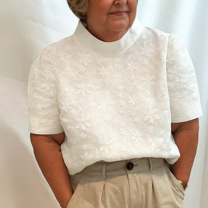 CLARISSA | EMBROIDERED BLOUSE