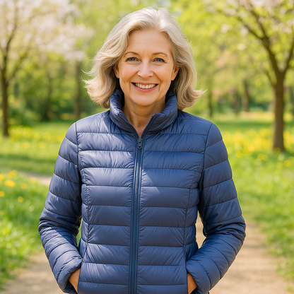 THE SERENA PUFFER JACKET | INDIGO