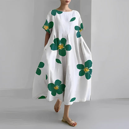 LYRA – RETRO BOHO SWING MAXI DRESS