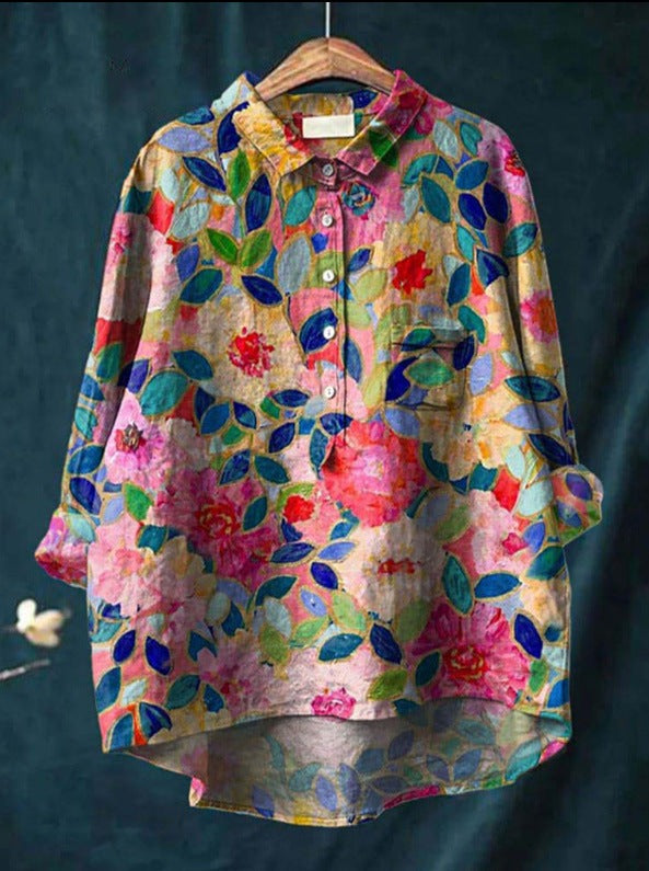 FLORAL GRACE | CAMILLE BLOUSE