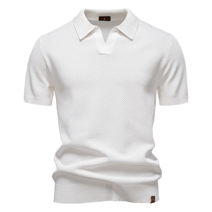 EDEN | TEXTURED POLO SHIRT