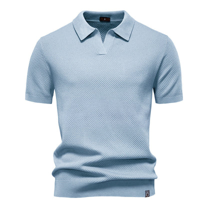 EDEN | TEXTURED POLO SHIRT