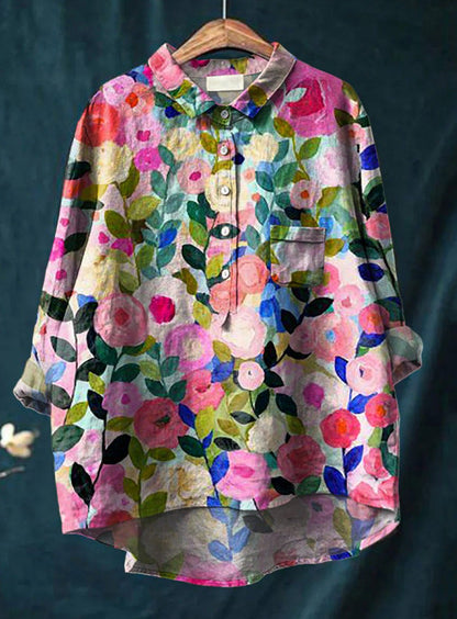 FLORAL GRACE | CAMILLE BLOUSE