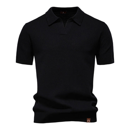 EDEN | TEXTURED POLO SHIRT