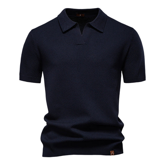 EDEN | TEXTURED POLO SHIRT