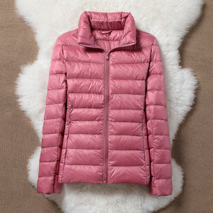 THE SERENA PUFFER JACKET | SALMON