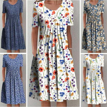 AMELIE | SUMMER BLOOM RUFFLE DRESS