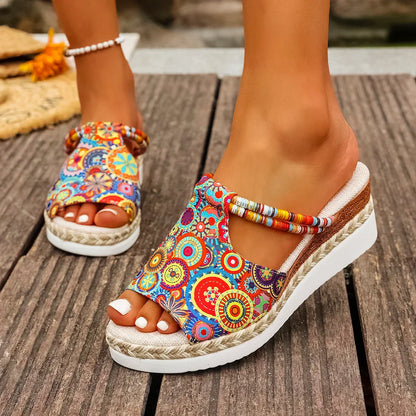 SOLARA | WEDGE SANDALS
