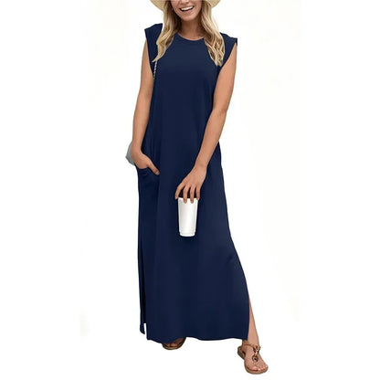 MARÉLLE | SIMPLE SLIT DRESS
