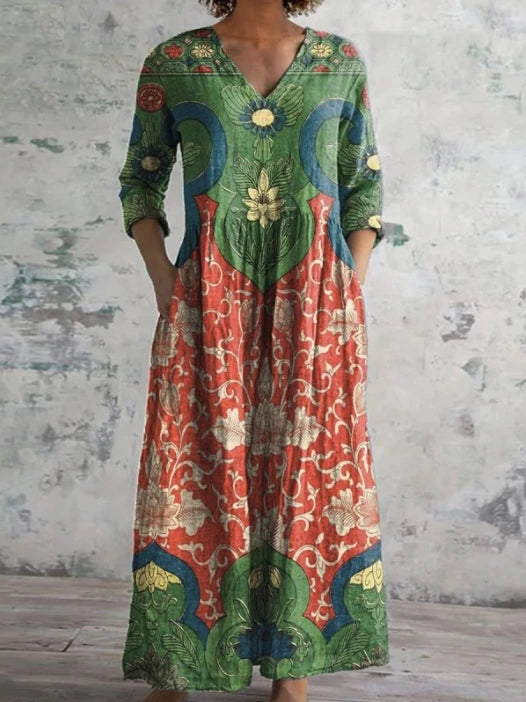 MARIBEL | VINTAGE FLORAL DRESS