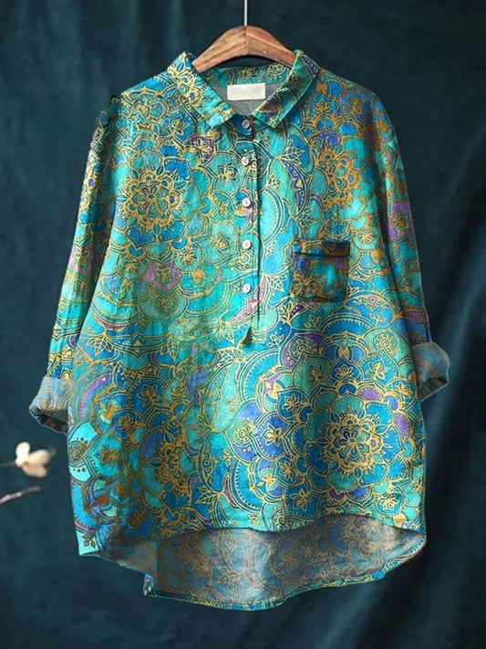 SOLENE – VINTAGE-INSPIRED RETRO ART SHIRT