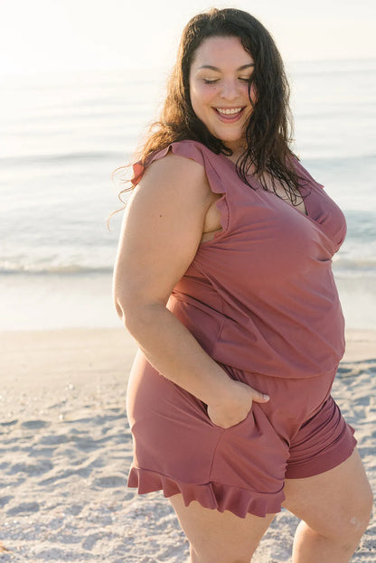 LUCINA DRAPE – TUMMY CONTROL SWIMSUIT