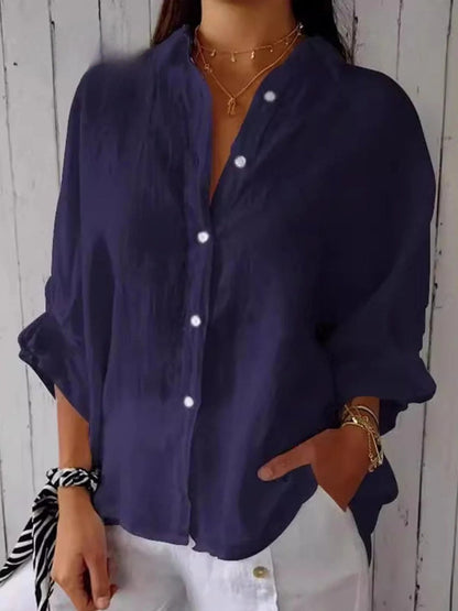 CALLARA – LACE-UP RELAXED SHIRT