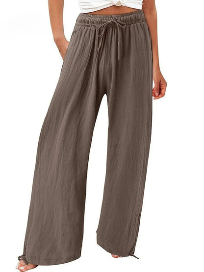 MAELIS – COTTON LINEN LOOSE WIDE LEG PANTS