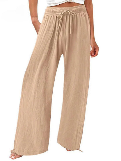 MAELIS – COTTON LINEN LOOSE WIDE LEG PANTS